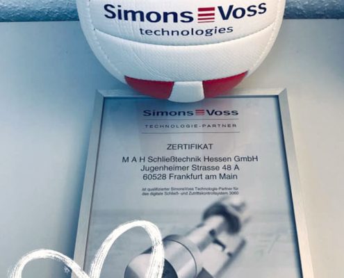 MAH Schließtechnik SimonsVoss Technologie-Partner